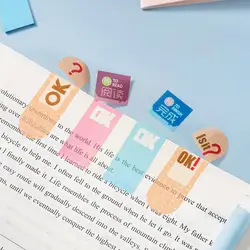 Bloc notes magique auto adhésif, étiquette autocollante, en papier Kawaii, indéchirable, étanche, pour notes de bureau, papeterie autocollante, Bookmar O0I9, 100 feuilles 
