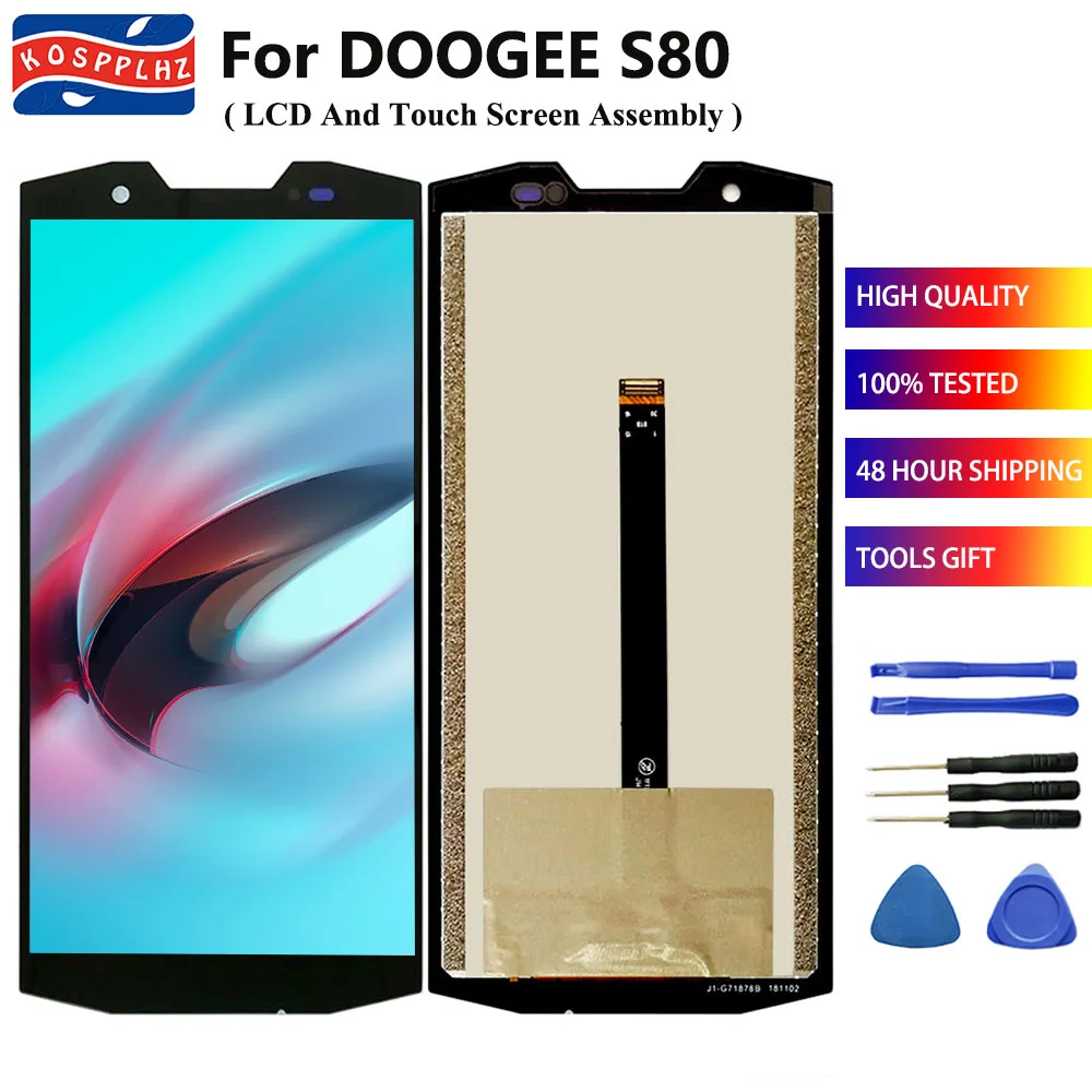 5.99&quot For Doogee S80 / Lite LCD Display + Touch Screen Digitizer Assembly DOOGEE S 80 S80Lite Mobile Phone Tool &amp Glue | Мобильные