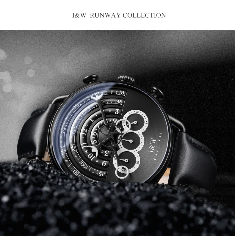 Relogio Masculino CARNIVAL Military Watch Sport Mens Watches Top Brand Luxury Quartz Watch Waterproof Sapphire Runway Dial Clock_voghion.com