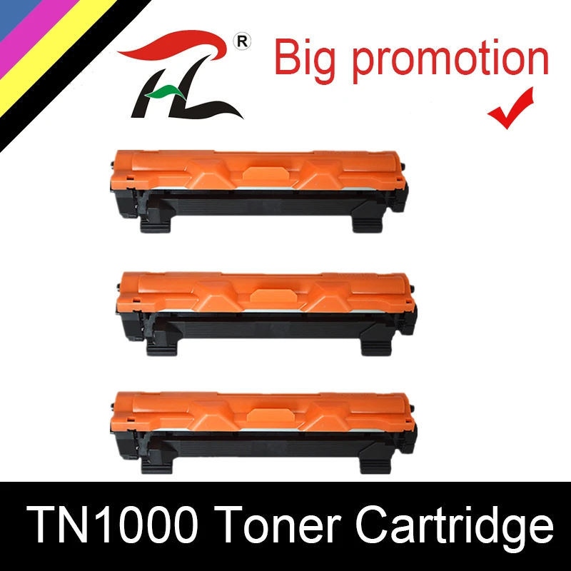 HTL 3 шт. тонер картридж TN1000 совместимый с Brother TN1030 TN1050 TN1060 TN1070 TN1075 1210 1610 Вт|Картриджи