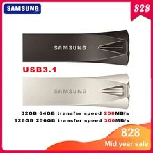 SAMSUNG USB флэш-накопитель 32 Гб 64 Гб 128 ГБ 256 ГБ USB 3,1 Металлический Мини-накопитель Флешка карта памяти устройство для хранения U диск