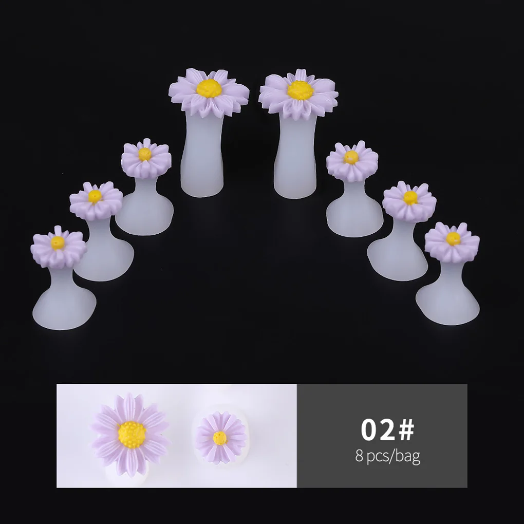 8pcs/Set Purple Daisy Silicone Toe Separator Nail Art DIY Tool Flower Toes Splitter Foot Care Tools
8pcs/Set Purple Daisy Silicone Toe Separator Nail Art DIY Tool Flower Toes Splitter Foot Care Tools