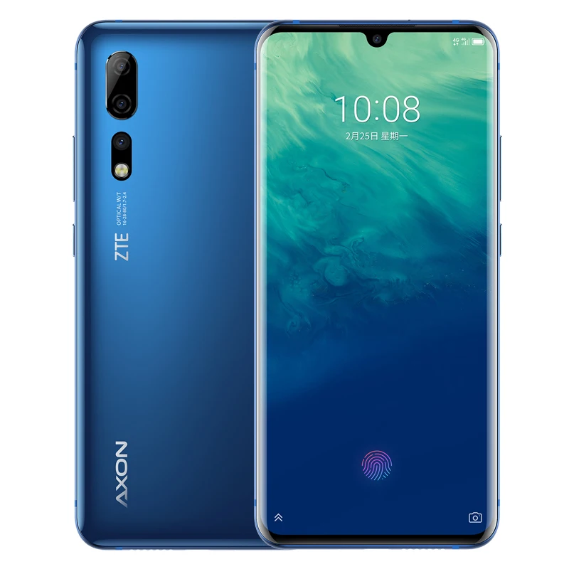 Смартфон zte Axon 10 Pro Snapdragon 855 6,47 дюймов ips 2340x1080 12 Гб ОЗУ 256 Гб ПЗУ МП мобильный телефон