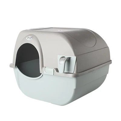 

Semi-automatic Cat Toilet Semi-closed Deodorizing Cat Sandpot Anti-Splash Cat Products