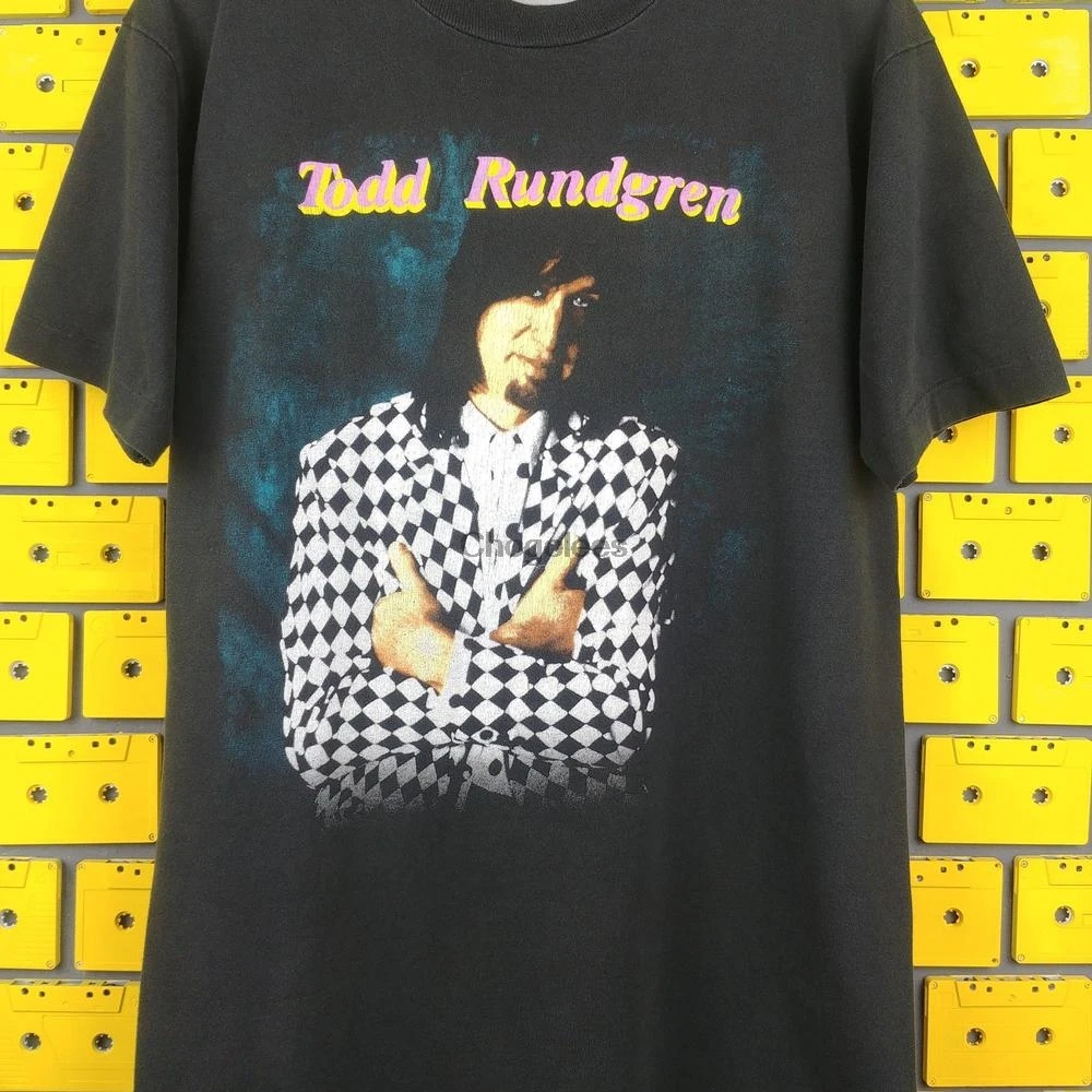Винтажная рубашка 1991 размер рубашки Тодд рандгрен ML 2nd Wind Tour концерт Merch Tee |
