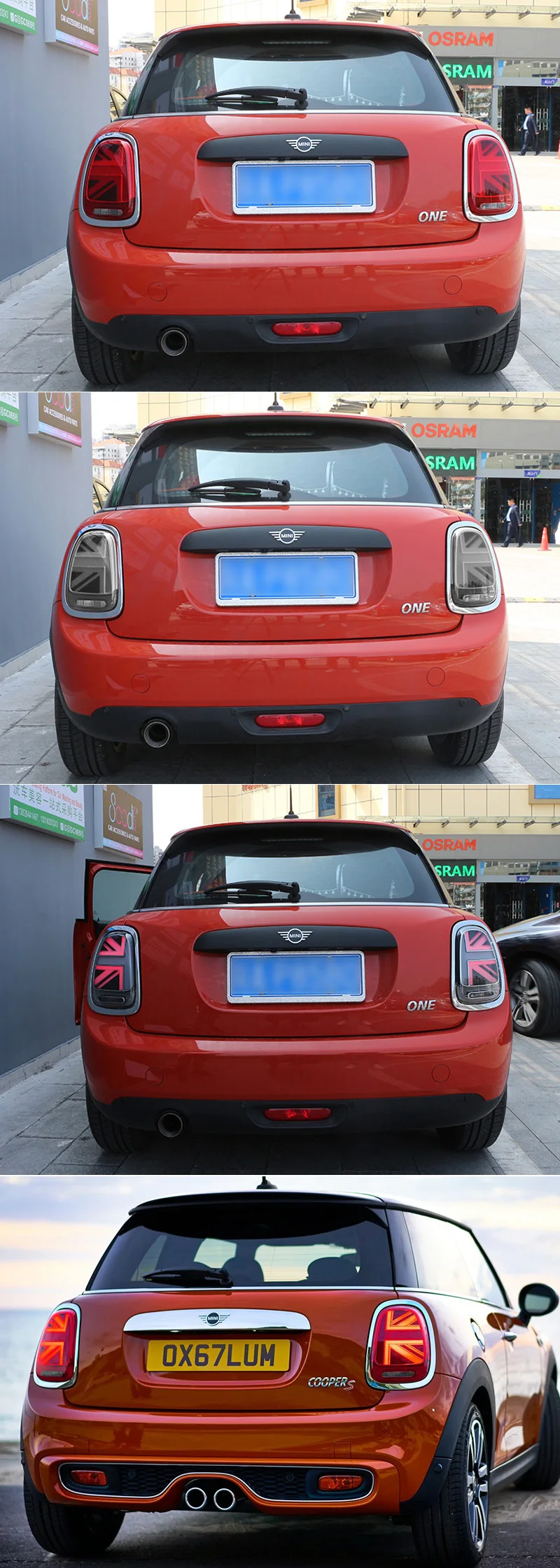 Автомобильный Стайлинг для MINI Cooper F55 F56 F57 задний светильник s 2013-теперь для мини задний светильник DRL+ сигнал поворота+ тормоз+ светодиодные фонари заднего хода