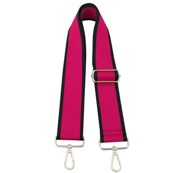

New Patchwork Design Women Adjust Width Bag Strap Gold Buckle Easy Matching Bag Belt Trendy Shoulder Straps