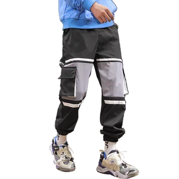 

Hiphop Pants Men's Summer Fashion Casual Students Microfiber Trouser Mens Baggy Cargo Pants Loose Cargo Pants for Men NN50CK