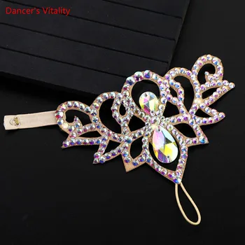 

Belly Dance Female adult High-end Elegant Bracelet Exquisite Rhinestone Matching Accessories Mittens