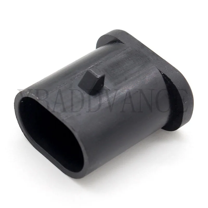 2PinPA66AMPSuperseal15MMConnectorBlind2PinPlasticCoverCap