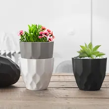 

Succulent Plant Pot Plastic Durable Indoor Gardening Mini Flower Pot Planters Succulents Cactus Garden Table Bonsai Flowerpot