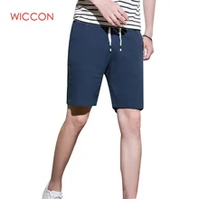 Летние хлопковые шорты, мужские Модные брендовые пляжные шорты, дышащие мужские повседневные шорты, удобные пляжные шорты бермуды