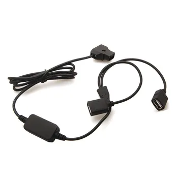 

D-Tap Power Socket 14.8 V Battery Two-Female USB 5V 2A DC Power Adapter.