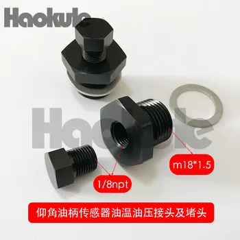 

M18*1.5 TO 1/8NPT,NPT PIPE REDUCER ADAPTER FITTINGS,ALUMINUM,BLACK