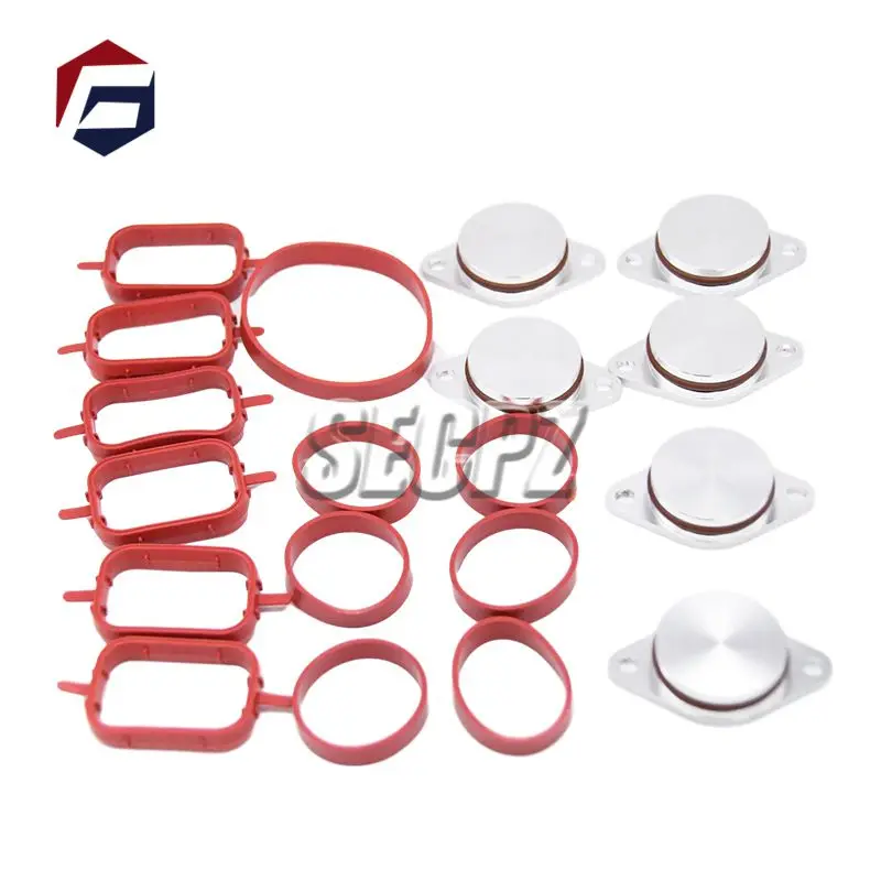 6 Pcs 33mm Swirl Flap Blanking Plates Seal Intake Manifold Gasket