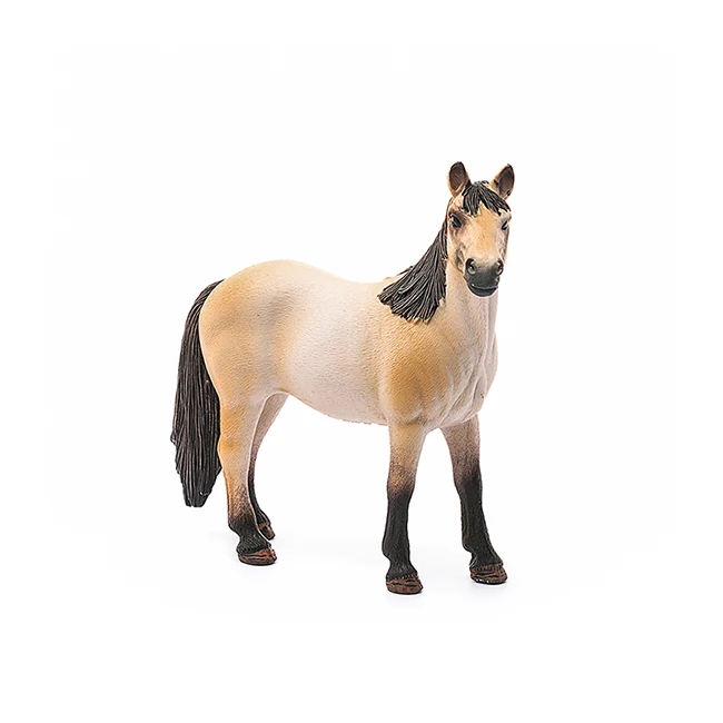 Оригинальная натуральная лошадь, фьорд, арабский исландский Теннесси, Ганноверская фигурка, модель животного, детская игрушка, коллекционные фигурки