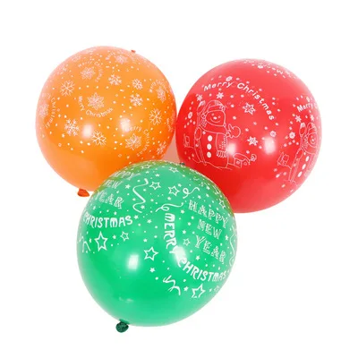 

A pack of five Christmas snowman spend a happy New Year and so on to mix the Christmas decorations led latex balloons
