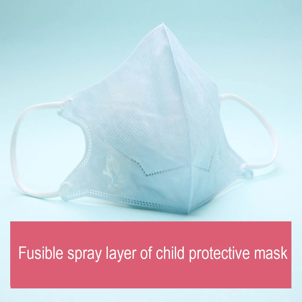 

50pcs/Lot Disposable Children's Mask Non-woven Dust Mask 3-Layers Anti-pollution PM2.5 Masks Unisex For Kids Baby Antibacterial