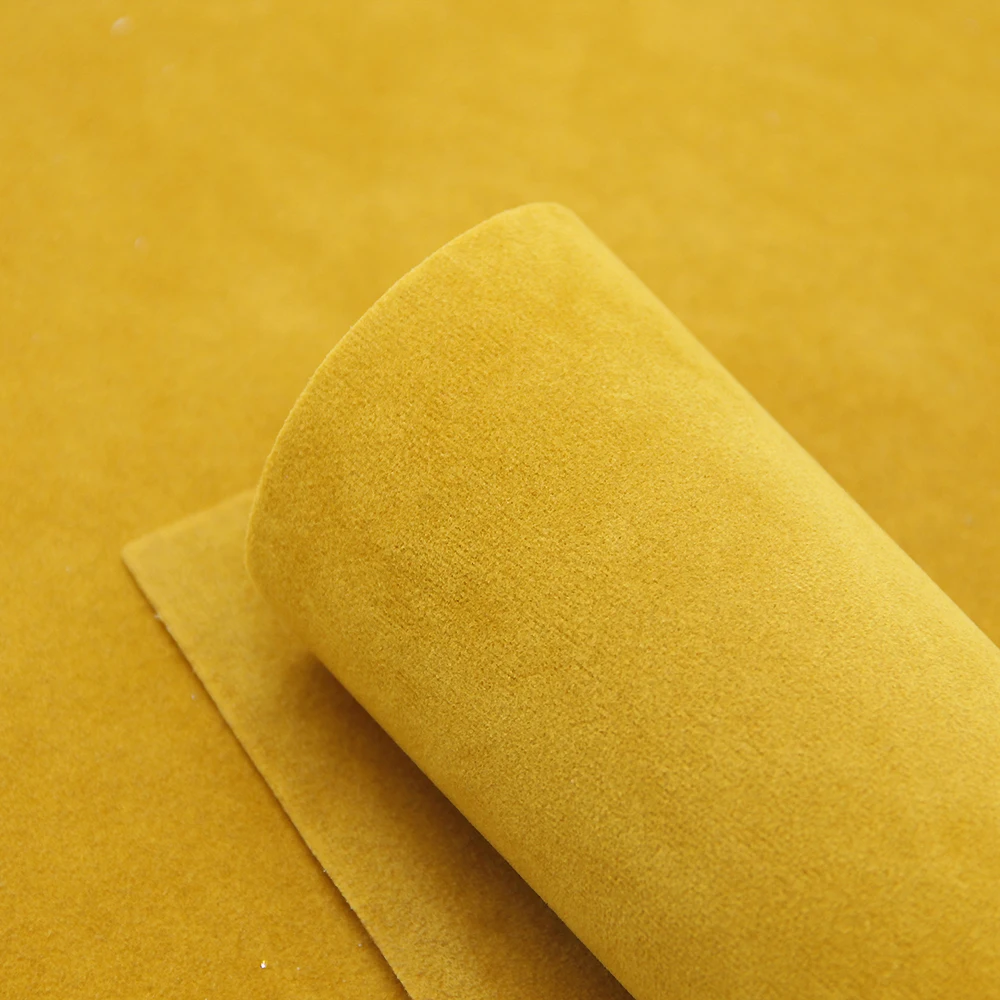 

New 30*140cm Plain Velvet Texture Synthetic Leather Patchwork For Hair Bow Bags Phone Cover DIY Projects Clothing,1Yc7759