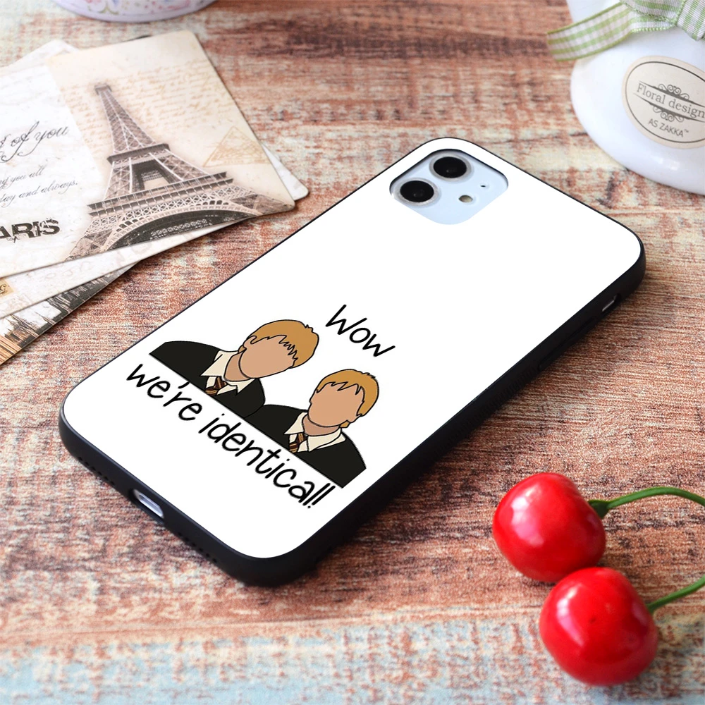 iphone 6 cardholder cases For iPhone Fred and George Weasley Soft TPU Border Apple iPhone Case iphone 6 cardholder cases