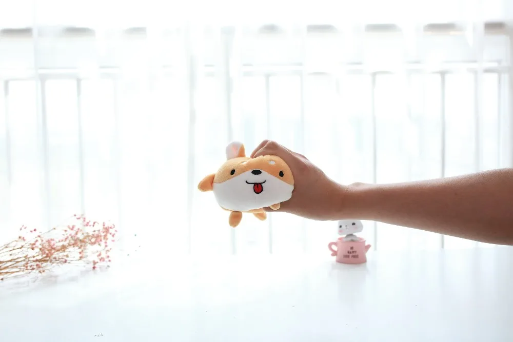 Круглый Мультфильм Животных Мяч Декомпрессии kawaii Кролик Шиба ину плюшевые куклы Рождество Творческий забавный подарок, чтобы отправить мальчиков и девочек