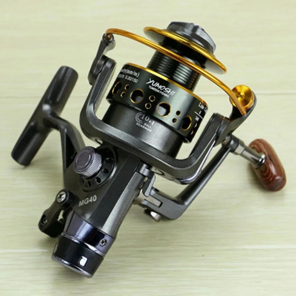 

YUMOSHI Fishing Reel 10+1 Ball Bearings Front Rear Dual Brake System Metal Coil Bait Casting Fishing Reel for Outdoor Fishing
