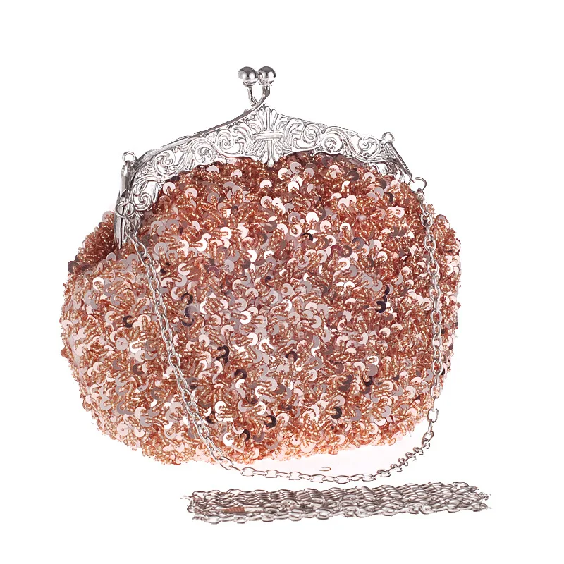 Women Party Bag Evening Girl's Fashion Purses And Handbags Luxury Ladies Wedding Cute Silver Small Shoulder Bling Clutch |