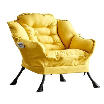 

Nordic sofa chair Creative home lazy soft chair living room furniture cottages modern balcony dormitory single Recliner armchair