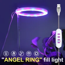 

LED Grow Light USB Angel Ring Grow Lamp for Indoor Plant Sunlike Plants Growth Lighting Phyto Lamp 5V Full Spectrum Phytolamp