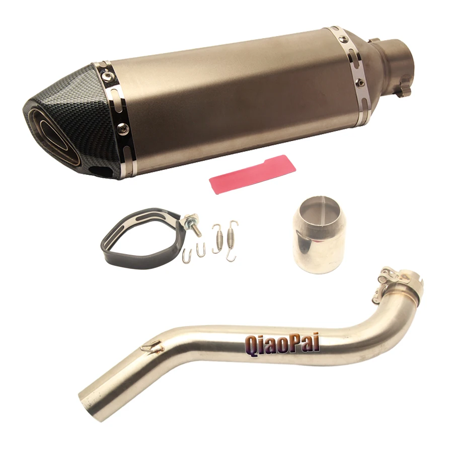 Выхлопная система мотоцикла, среднее соединение для труб, Соединительная труба без шнуровки, глушитель DB Killer 51 для Benelli 600 Benelli600 BN600 BJ600 - Цвет: 5