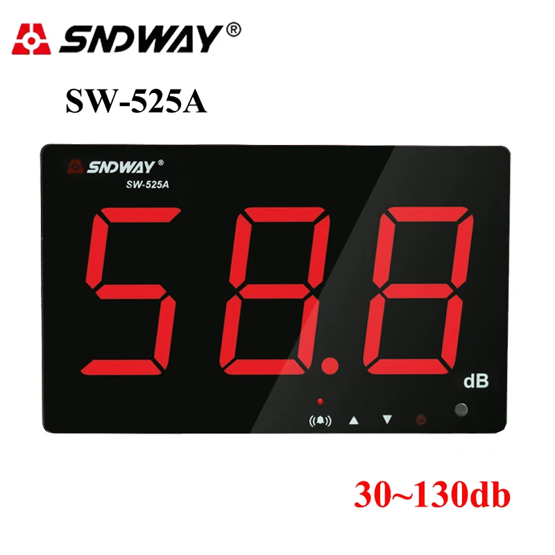 SNDWAY Шум метр Цифровой измеритель уровня звука 30 ~ 130dB децибеллометр измерения
