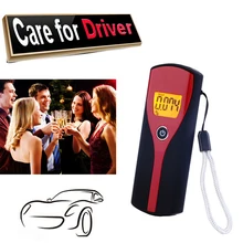 Цифровой алкотестер дыхания с ЖК-дисплеем со звуковым оповещением быстрая реакция Алкотестер стояночный алкотестер