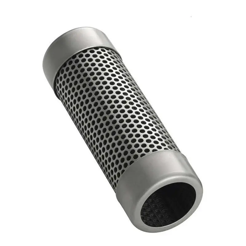 Stainless Steel Pellet Tube Smoking Mesh Pipe Kitchen Outdoor Cooking Bbq Tools Accessories Round Sqaure Smoke Generator Smoker - Цвет: Round 6in