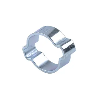 

Double Ear Hose Clips Water Fuel Air Clamps for 5-7MM Zinc Plated Assortment Box L69B