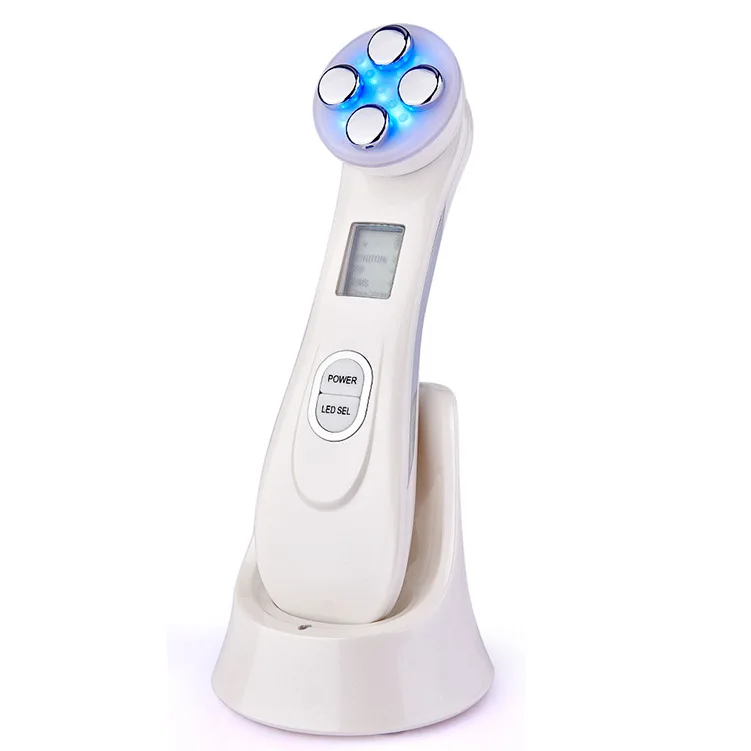 wrinkle remover W1 5в1 светодиодный устройство для стягивания кожи RF& EMS радио мезотерапия электропорация лица красота фотон омоложение кожи удаление морщин - Цвет: wrinkle remover W1