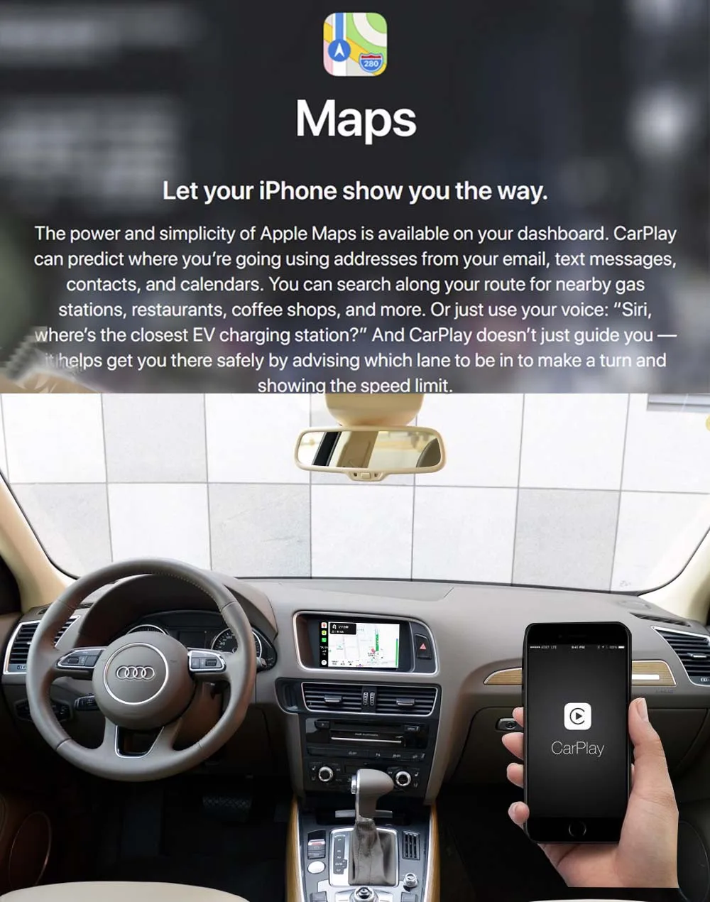 Sinairyu Wifi беспроводной Apple Carplay Car play 2010- A4 A5 Q5 MMI 2009-2011 A6 A7 A8 C6 Android Зеркало для Audi с iOS 13