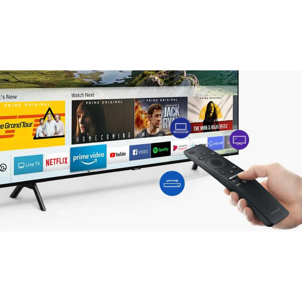 Телевизор QLED Samsung 49" QE49Q70RAUXRU Q серебристый/CURVED/Ultra HD/1000Hz/DVB-T2/DVB-C/DVB-S2/US