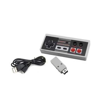 

Retro Wireless Gamepad Joystick for Mini SNES 2.4G Wireless Controller for Mini SNES Classic Super host 2.4G Mini Game Handle