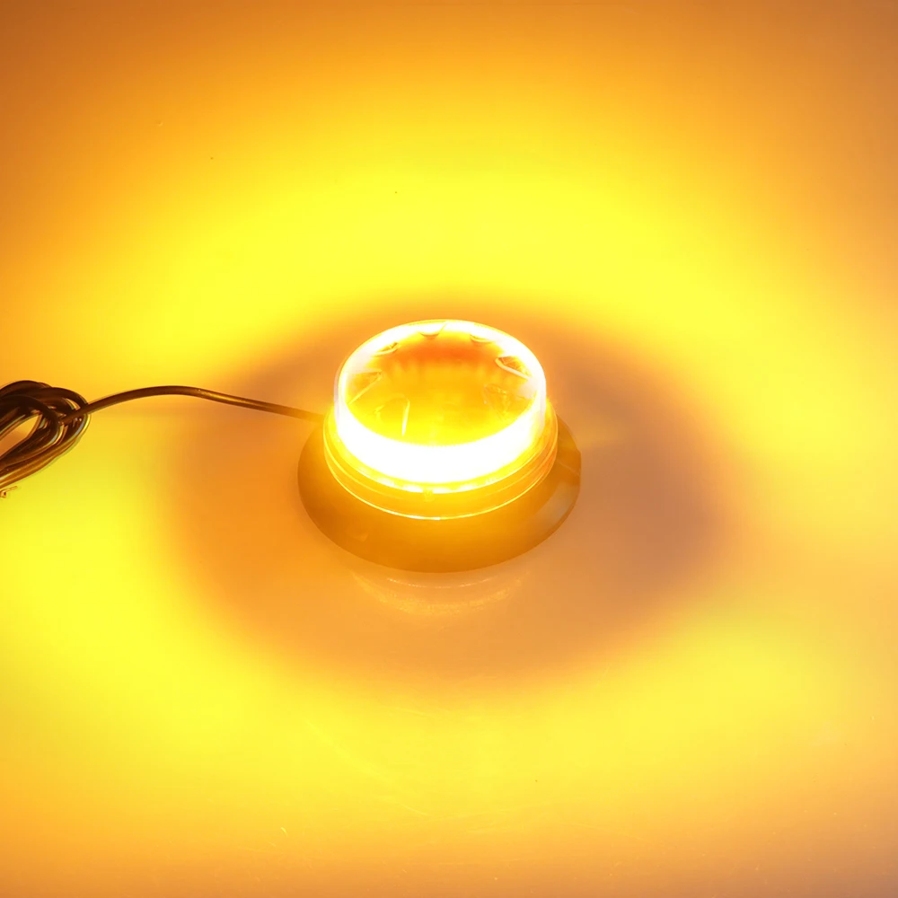 Bogrand 9-28 v led girando piscando âmbar