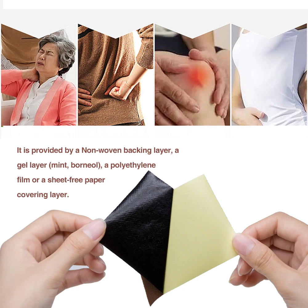 48Pcs Tiger Balm Painkiller Plaster Neck Back Body Pain Relaxation Joint Pain Patch Arthritis Rheumatoid Medical Patch D2391