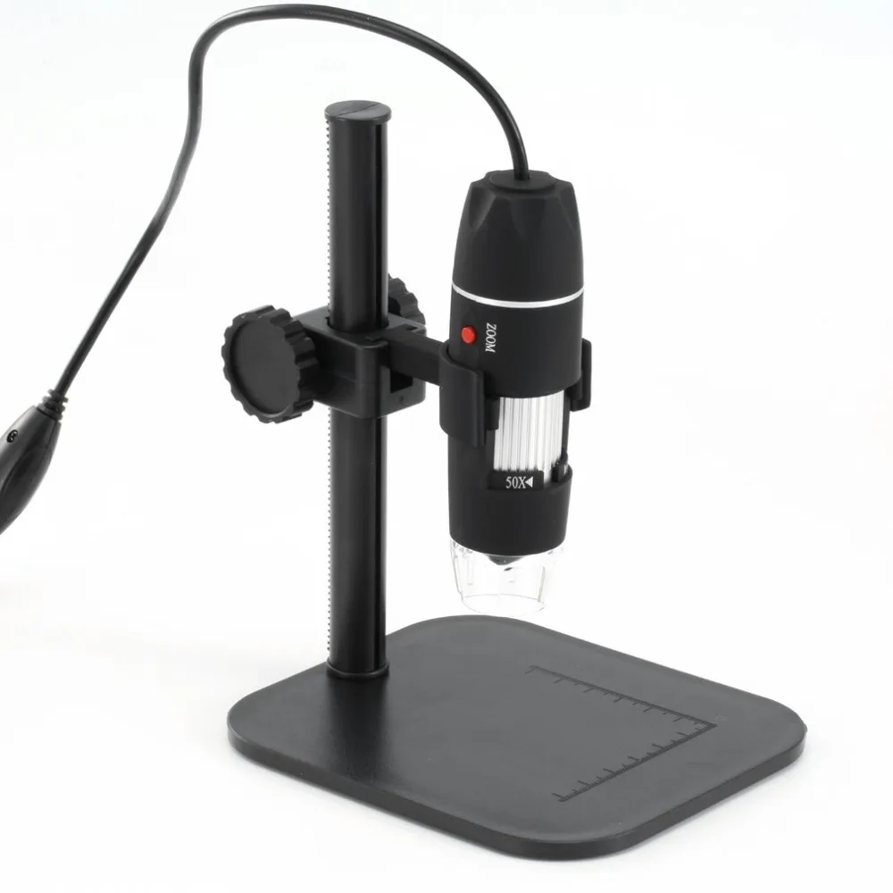 ACEHE 50X до 500X USB Светодиодная цифровая электронная микроскопа Лупа камера Черный практичный камера микроскоп Эндоскоп лупа