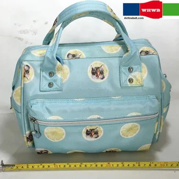 

WHWB New student backpack polyester fibre Cartoon pattern high-capacity two back-method Different interlayer Place items