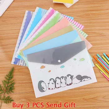 

High Quality A4 Size Cute Animal File Holder School Student Collection File Bag Buy 3 Send Gift