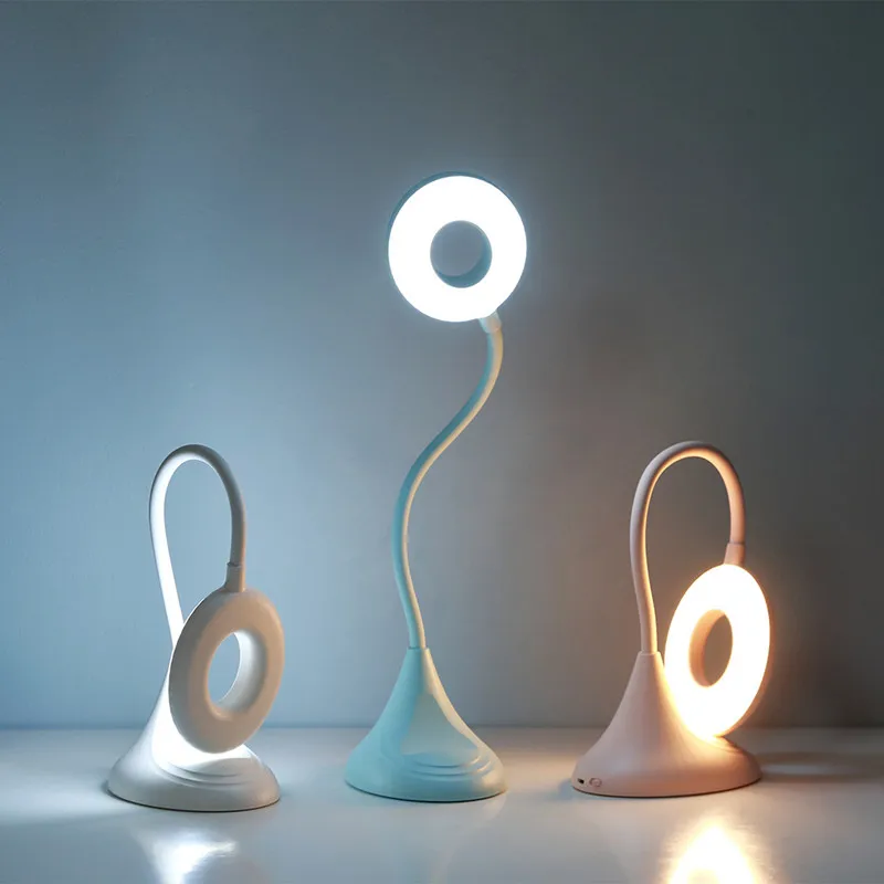 

Rechargeable LED Table Lamp Touch Dimming USB Power Eye Protection Reading Book Light Multi-function Bedroom Bedside Desk Lamp