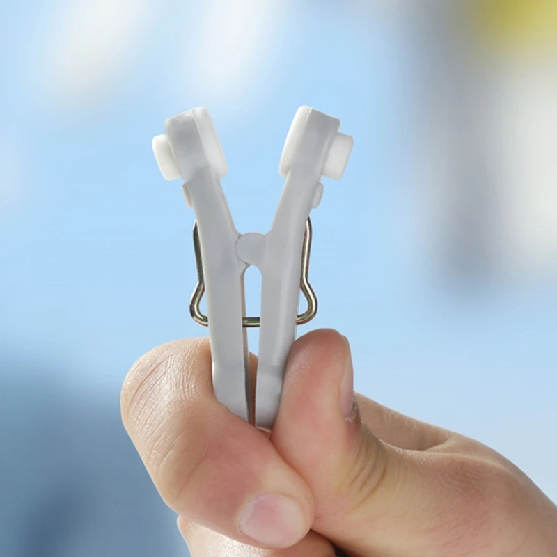 16pcs-Traceless-Clamps-Clothespin-Laundry-Organizer-Bed-Sheet-Clip-Clothes-Pin-Hangers-Beach-Towel-Clips-Keep.jpg 16 db Traceless Bilincsek Ruhacsomagolás Mosószeres Ágynemű Klip Ruhák Pin Fogasok Tengerparti Törülköző Klipek Tartsa Meg A Törülközőt Bl -Től - Image 3