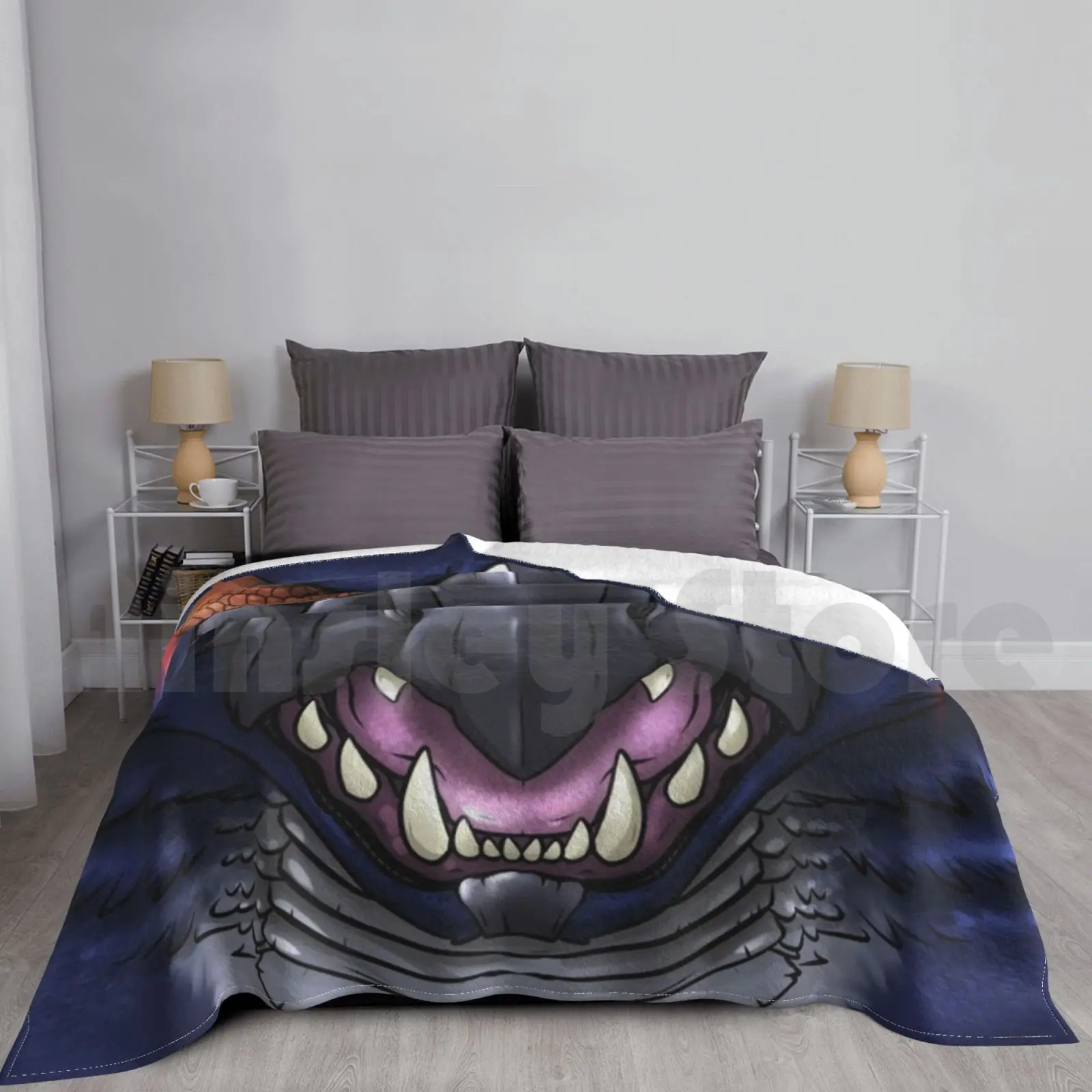 Nargacuga ( Monster Hunter World) Coperta Fashion Custom 2610 Flying Wyvern Nargacuga Monster