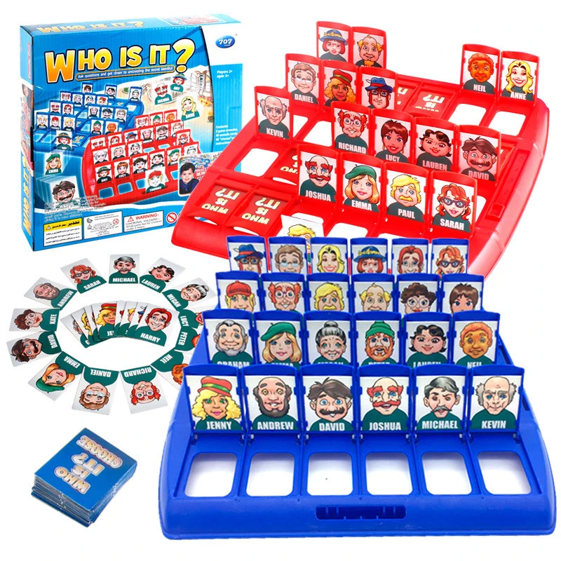 

Who Is It Classic Board Game Funny Family Guessing Games Kids Children Toy Gift Colorful