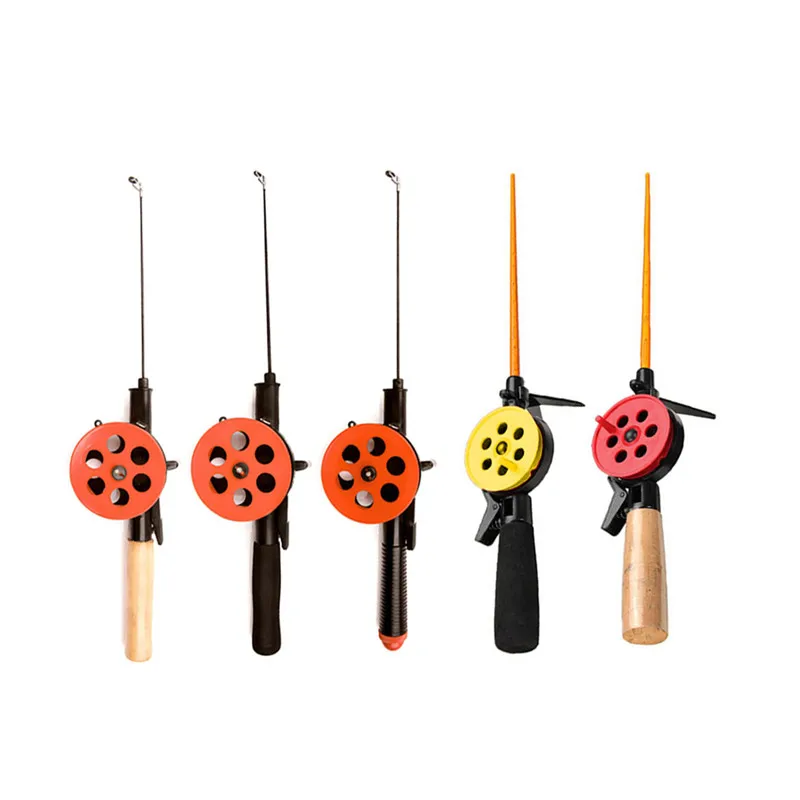 

32.5/50.5cm Winter Portable Ice Fishing Rod Practical Mini Sea Rod Spinning Fishing Tackle Baitcasting Lure Pesca Pole m1
