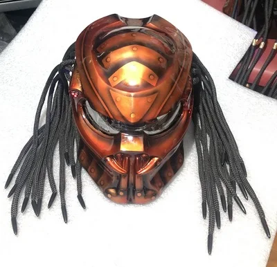 US $202.40 Predator Alien Full Face Motorcycle Helmet X14 Motocross 60 Racing Helmet with colored lenses for side lighting