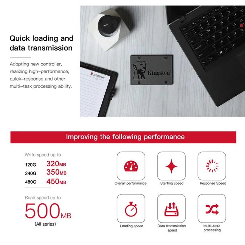 SSD накопитель Kingston 120/240/480/960/ТБ| |
